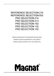 Magnat Pro Selection 216 Mode D'emploi