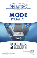 Becker TRIPLE ACTION Mode D'emploi