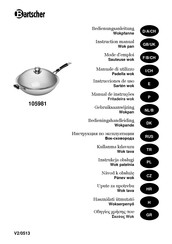 Bartscher 105981 Mode D'emploi