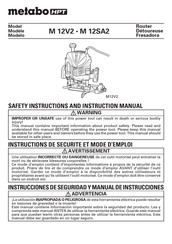 Metabo HPT M 12V2 Mode D'emploi