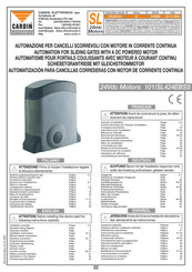 Cardin Elettronica SL Serie Mode D'emploi