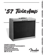 Fender '57 Twin-Amp Mode D'emploi