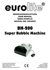 EuroLite BH-200 Mode D'emploi