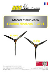 DUC Hélices FLASH Manuel D'instructions