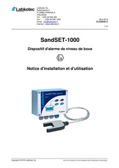 LABKOTEC SandSET-1000 Notice D'installation Et D'utilisation