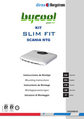 dirna Bergstrom bycool green line KIT SLIM FIT Instructions De Montage