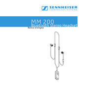 Sennheiser MM 200 Notice D'emploi