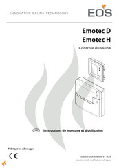 Eos Emotec D Instructions De Montage Et D'utilisation