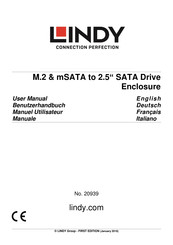 Lindy M.2 & mSATA to 2.5 Manuel Utilisateur