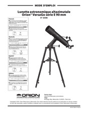 Orion 52590 Mode D'emploi