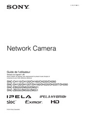Sony IPELA SNC-DH160 Guide De L'utilisateur