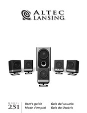 Altec Lansing 251 Mode D'emploi