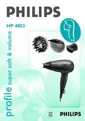 Philips profile soft & volume HP 4852 Mode D'emploi