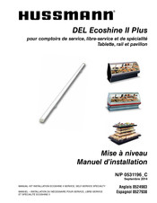 Hussmann DEL Ecoshine II Plus Manuel D'installation