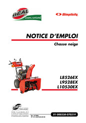 Simplicity L10530EX Notice D'emploi