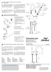 Ideal Standard CERASPRINT NEW B 7577 Série Manuel D'utilisation