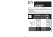 Toto WASHLET SX Ewater+ Guide D'installation