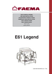 Faema E61 Legend Utilisation Et Installation