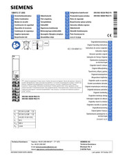 Siemens SIMATIC ET 200S 3RK1903-1BD00 PM-D F3 Instructions De Service