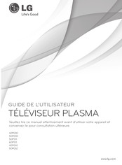 LG 50PQ10 Série Guide De L'utilisateur