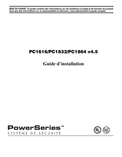 PowerSeries PC1832 Guide D'installation