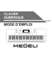 Medeli MK100 Mode D'emploi