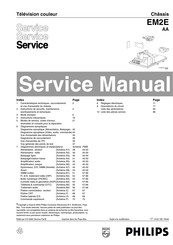 Philips EM2E Instructions De Service