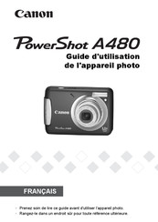 Canon PowerShot A480 Guide D'utilisation