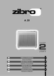 Zibro A 20 Manuel D'utilisation