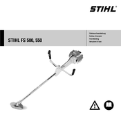 Stihl FS 550 Notice D'emploi