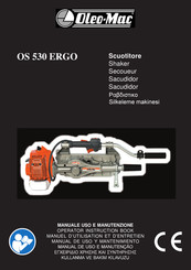 Oleo-Mac OS 530 ERGO Manuel D'utilisation Et D'entretien