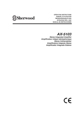 Sherwood AX-5103 Manuel D'utilisation