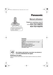 Panasonic KX-TG1100FR Manuel Utilisateur