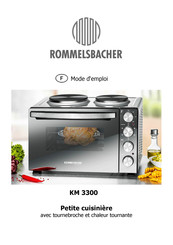 Rommelsbacher KM 3300 Mode D'emploi