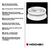 Hochiki YBO-BS Guide D'installation