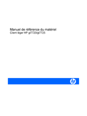 HP gt7720 Manuel De Référence Du Matériel
