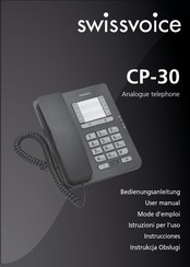 Swissvoice CP-30 Mode D'emploi