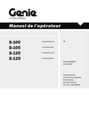 Terex Genie S-100 Manuel De L'opérateur