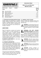 Enerpac SOH-23-6 Notice D'emploi