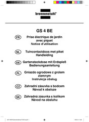 brennenstuhl GS 4 BE Notice D'utilisation