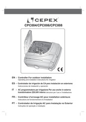 Cepex CPC006 Instructions De Fonctionnement Et D'installation