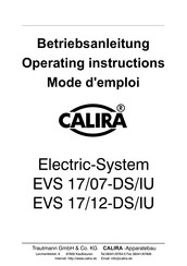 Calira EVS 17/12-DS/IU Mode D'emploi