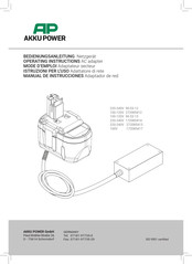 Akku Power 90-53-13 Mode D'emploi