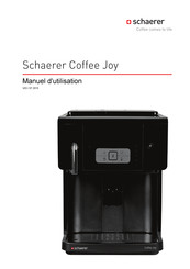 Schaerer Coffee Joy Manuel D'utilisation