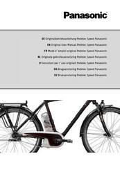Derby cycle Schnelles Pedelec Mode D'emploi