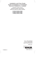 Kohler K-15582 Guide D'installation Et D'entretien