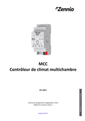 Zennio ZCL-MCC Manuel D'utilisation