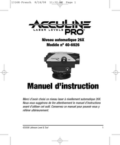 Johnson Level & Tool AccuLine PRO 40-6926 Manuel D'instructions