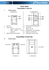 PowerWalker VI 1200 SH Guide Rapide