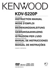 Kenwood KDV-S220P Mode D'emploi